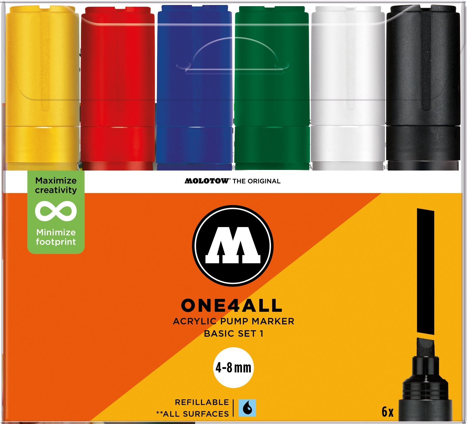 Molotow Lackmarker One4all 327HS, 6er-Set