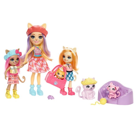 Enchantimals - Coffret La Famille de Carmel Chat