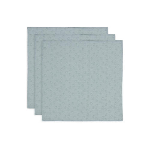 Lot de 3 langes en gaze de coton small 70x70cm Miffy - Sea green - JOLLEIN