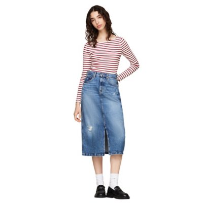 Tee-shirt à manches longues femme Breton Stripe TOMMY HILFIGER