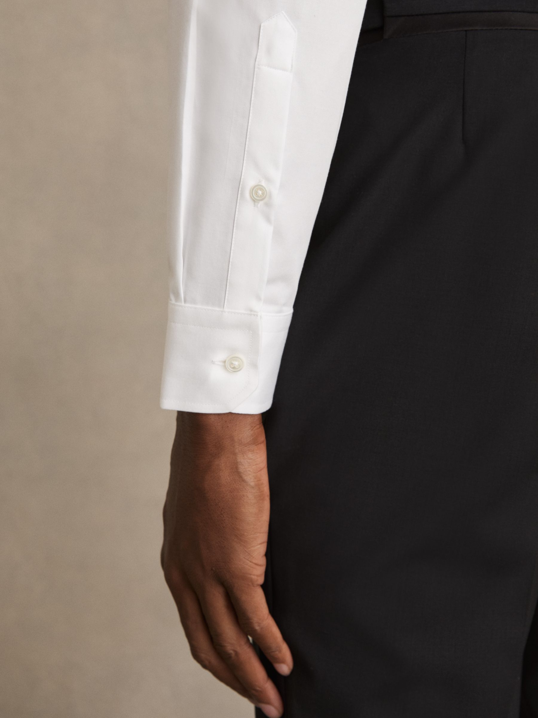 Reiss Marcel Cotton Marcella Tuxedo Shirt Regular-Fit