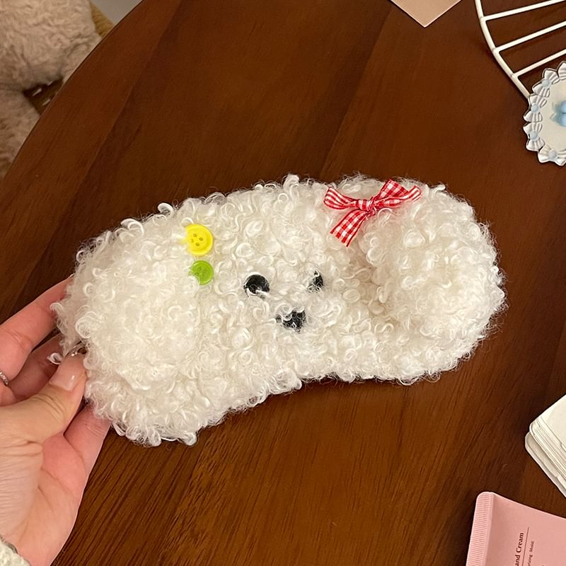 Michu - Honden Chenille Slaapmasker