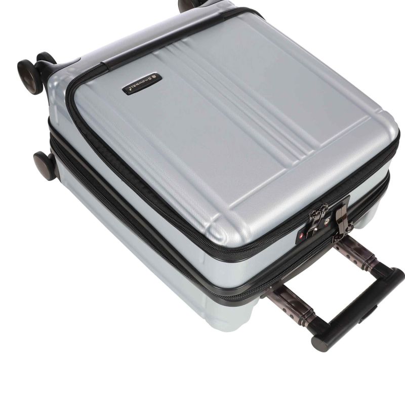 Valise cabine bureau rigide 92201 44 cm Silver