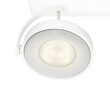 Philips duospot Clockwork wit incl. WarmGlow LED-lichtbron
