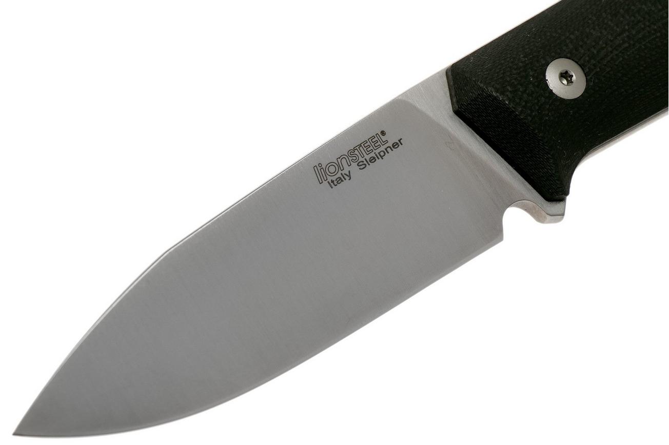 LionSteel B35 GBK Black G10 bushcraftmes