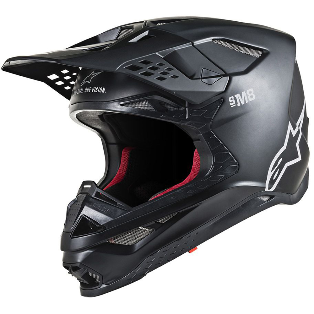 Alpinestars - Casque Supertech S-M8 Solid Noir Mat
