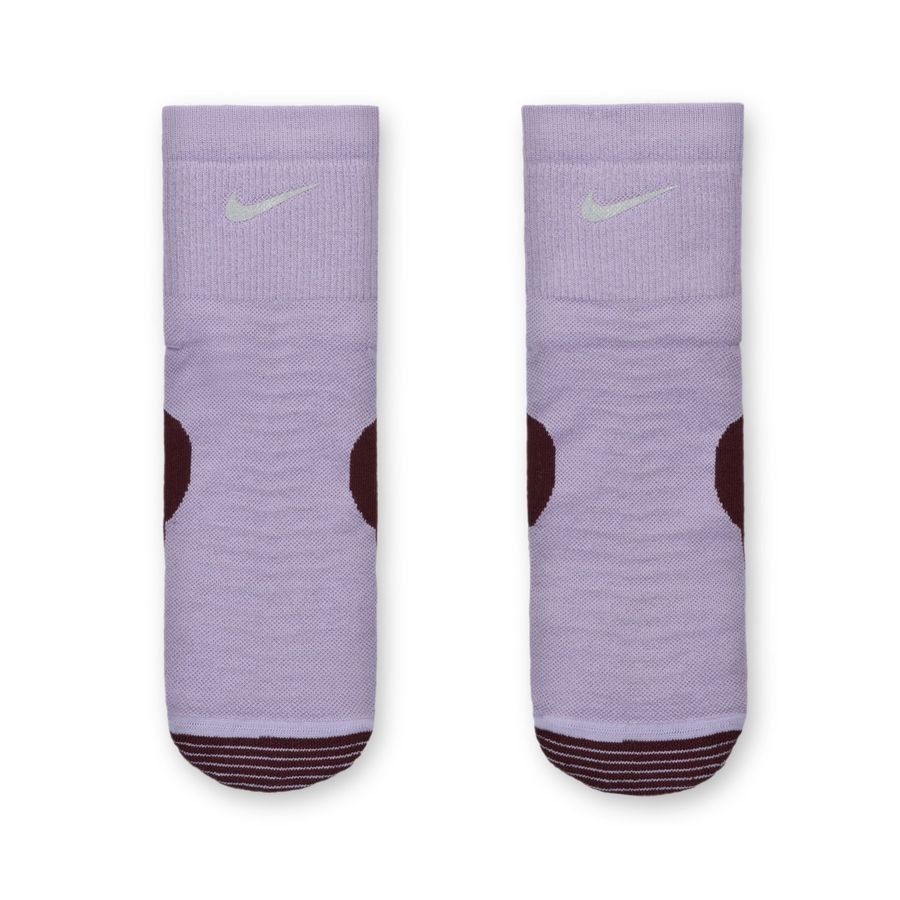 Nike Chaussettes Running Trail Run Cheville - Violet/Argenté