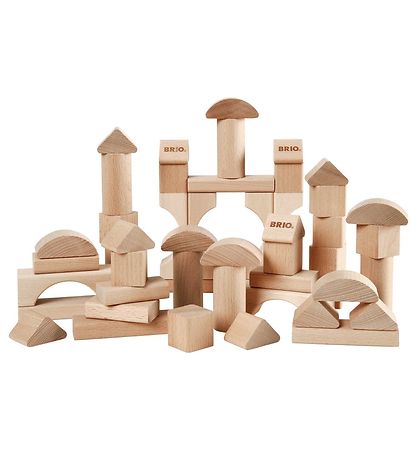 BRIO Byggeklodser - 50stk - Tr? 30113