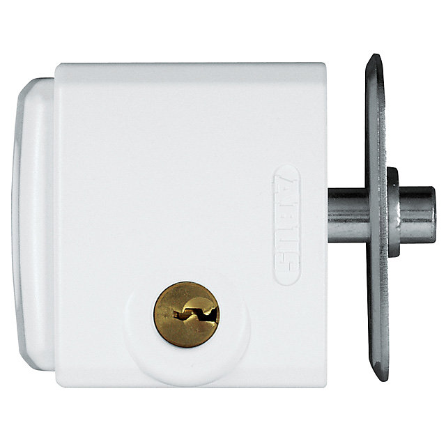 Verrou de fenêtre Abus blanc en saillie