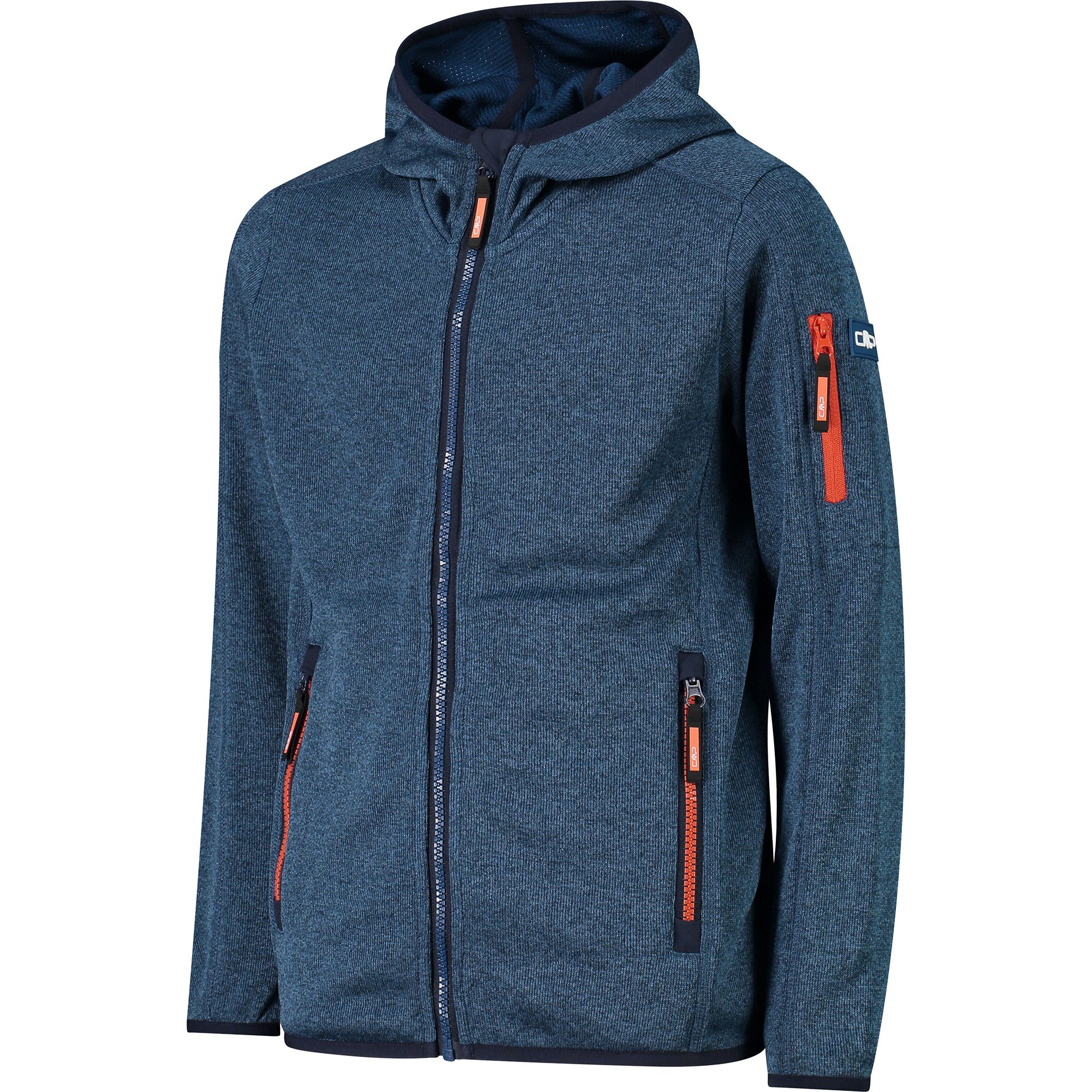 CMP Fix Hood Fleece-Kapuzenjacke Kinder ocean