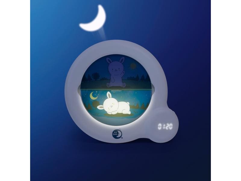 pabobo Wecker KidSleep Essentials Weiss Schlaftrainer mit Projektionen