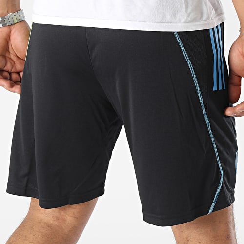 Short Jogging A Bandes Arsenal HZ2179 Noir