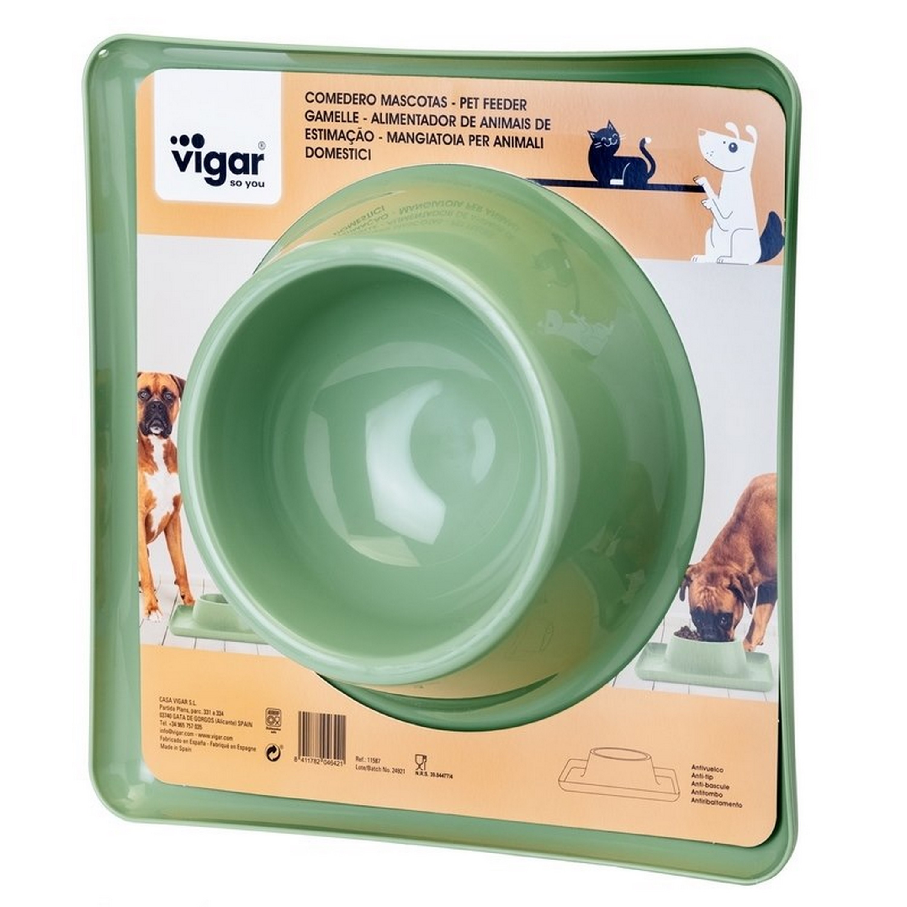 Alimentador grande para animais de estimação do Pets Club