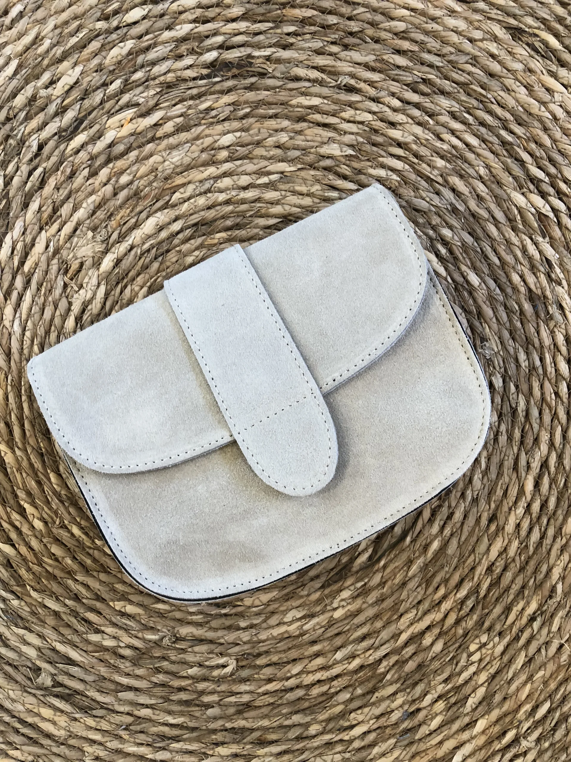 Maan Bag - Suede Ecru