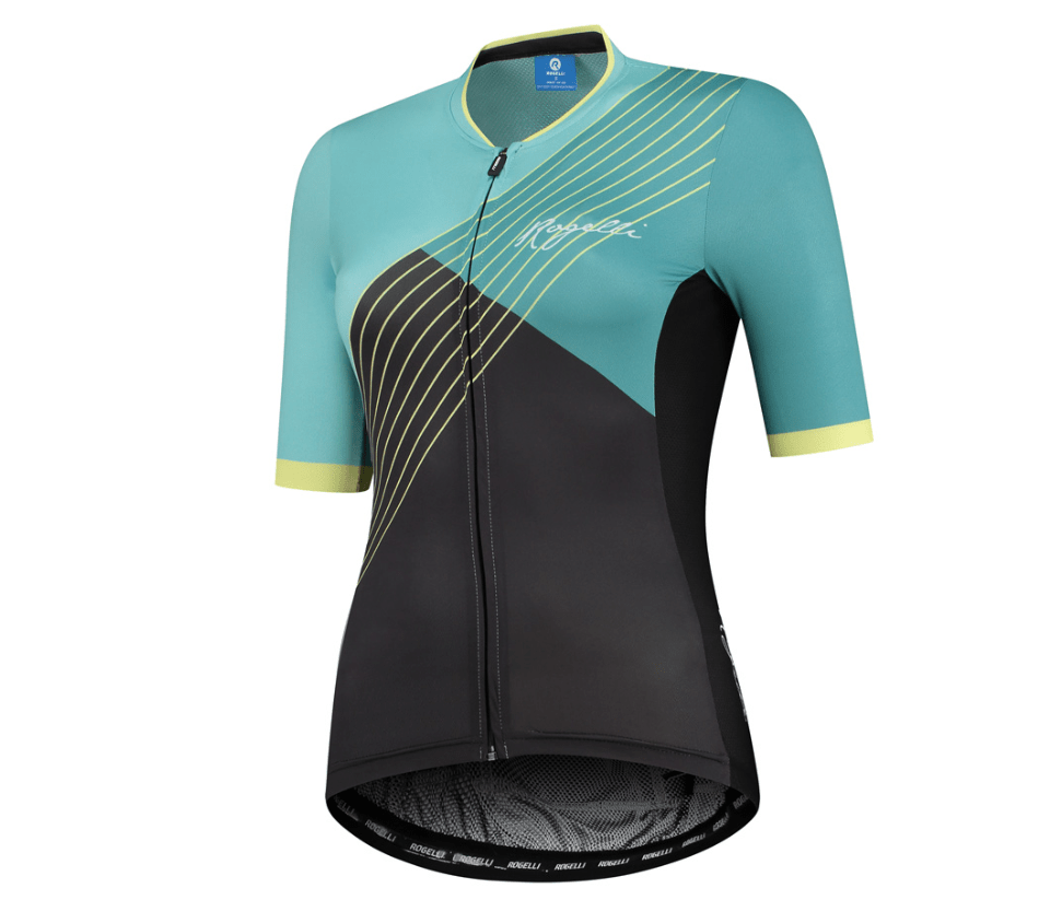 Rogelli Divine Cykeltrøje - Grå / Turkis
