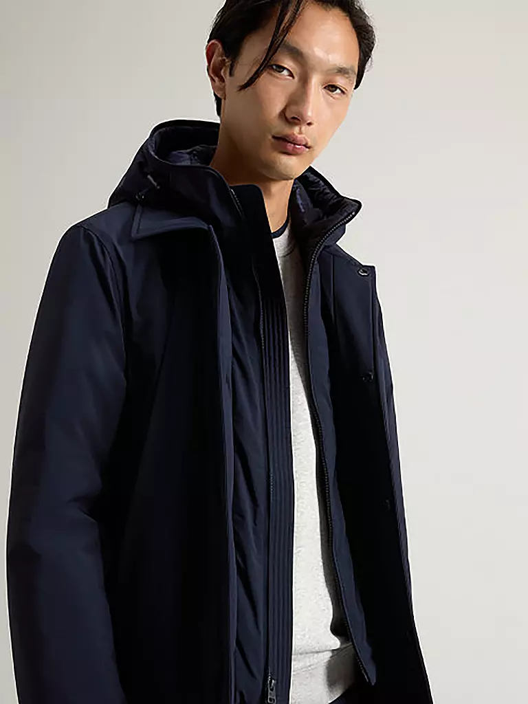 WOOLRICH Mantel blau