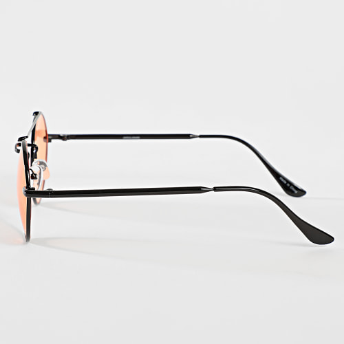 Lunettes De Soleil Julio Noir Orange