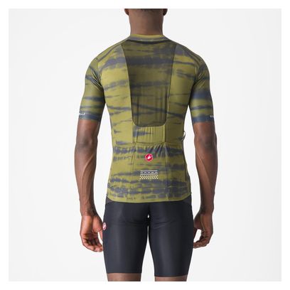 Maillot Manches Courtes Castelli Unlimited Pro Vert
