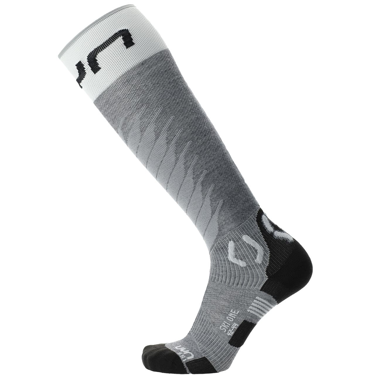 UYN Herren Skisocken ONE MERINO grey melange/white | UYN Skisocken | UYN | U | MARKEN | XSPO