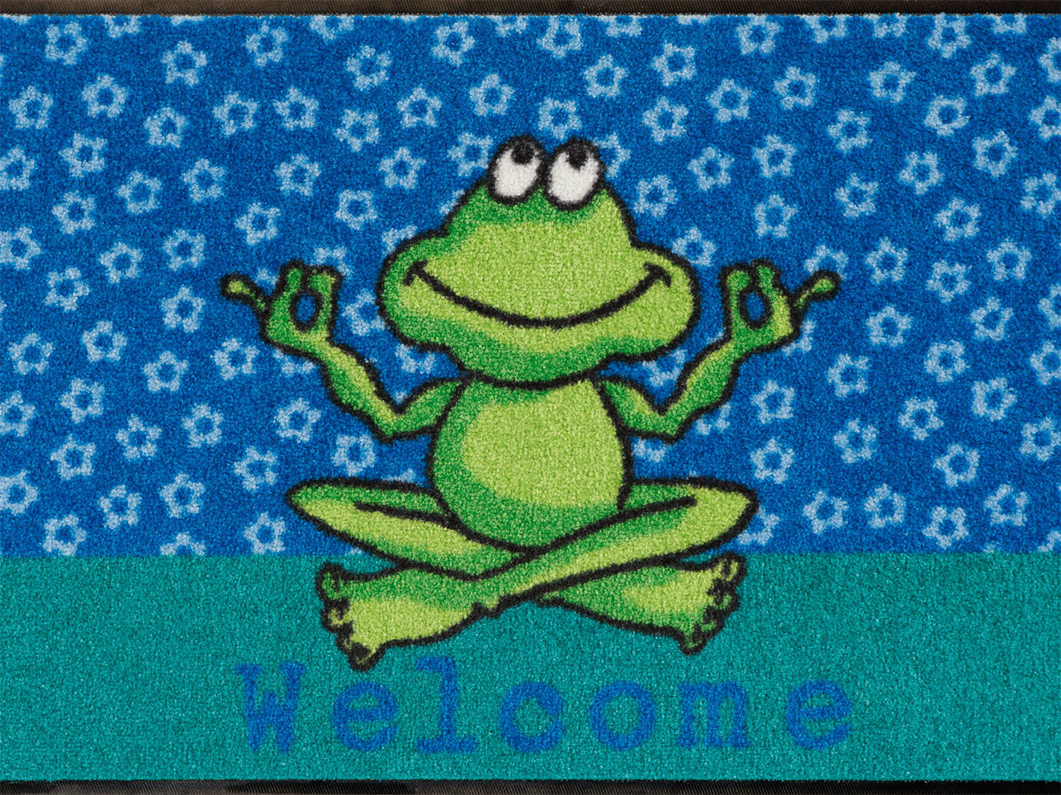 Türvorlage Yoga Frosch 50x75 cm