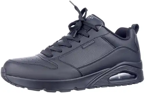 Skechers zwart 183012/BBK - maat 12 sneaker zwart - maat 12 Calandschoen