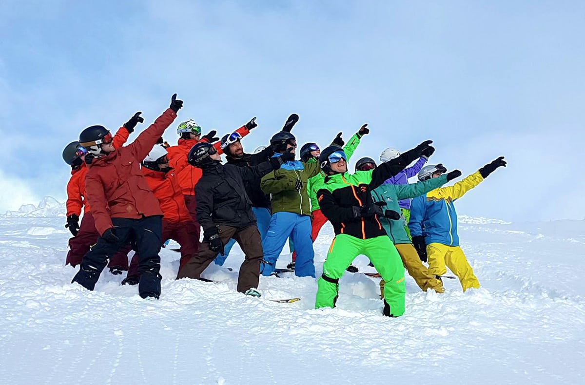 Snowboard Einsteigerkurs auf der Winklmoosalm