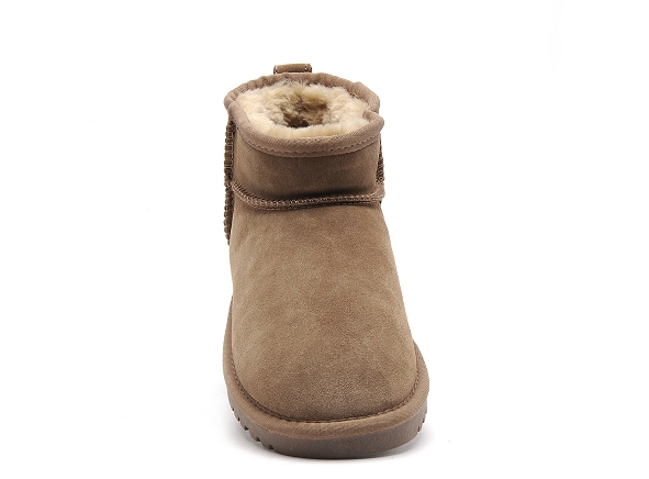 Kelara boots bottine plates femme k21213 marron