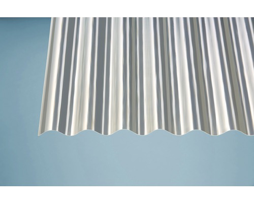 Gutta polyester golfplaat Sinus 76/18 naturel 1600 mm x 1000 mm x 0,8 mm