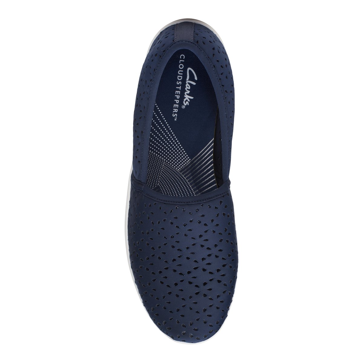 CLARKS-Breeze_emily-Baskets athleisure - Talon plat - Marine