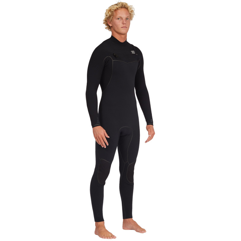 COMBINAISON BILLABONG FURNACE 4/3 FRONTZIP NOIR