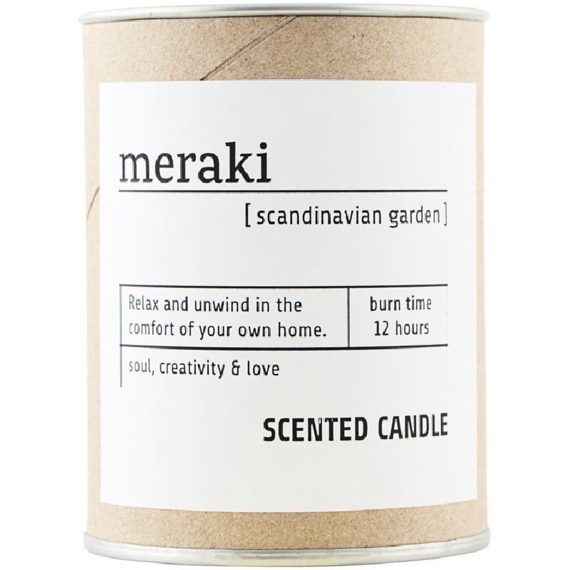 Meraki Scented Candle 5,5 x 6,7 cm - Scandinavian garden
