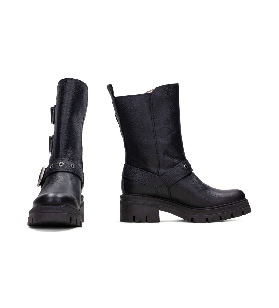 Botas Bolero Hispanitas em Couro Preto