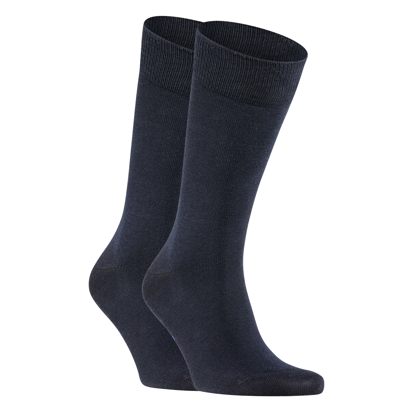 HAPPY - Lot de 2 paires de chaussettes en coton mélangé | Bleu