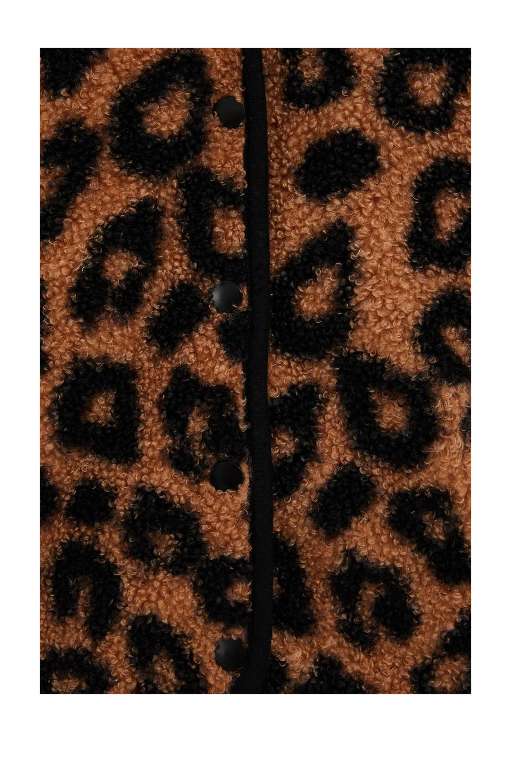 WE Fashion teddy jas bruin
