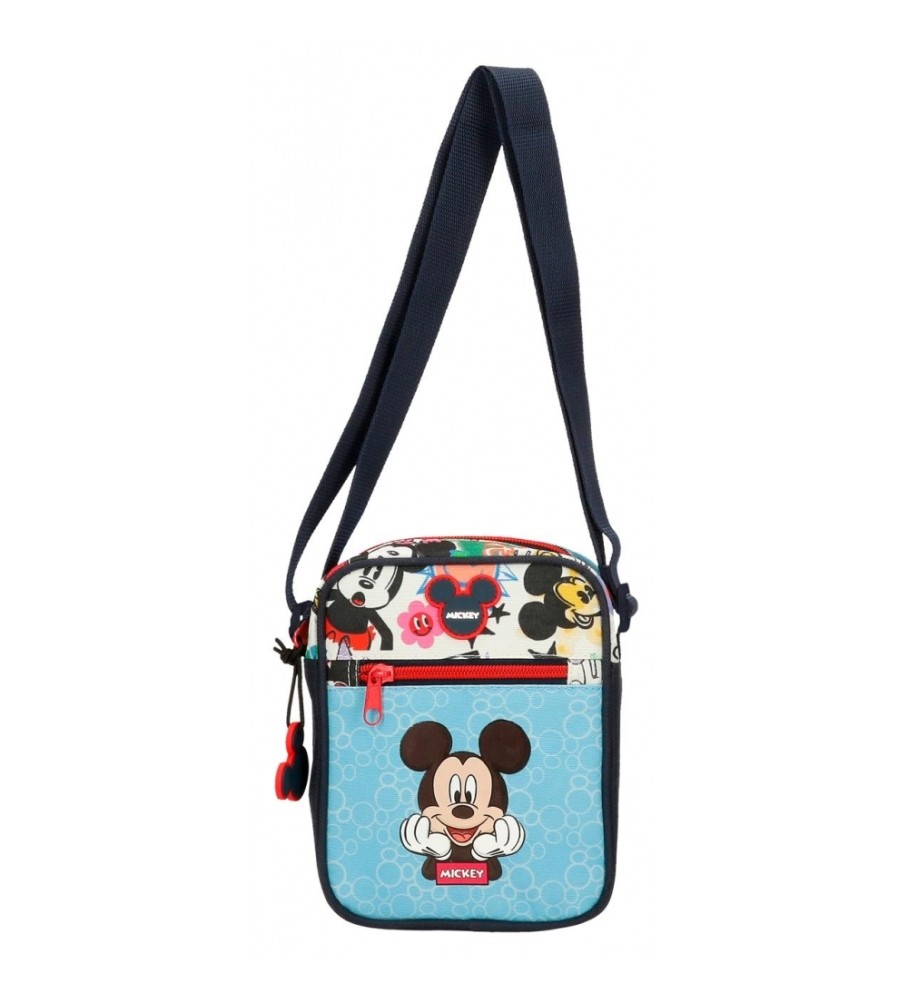 Bolsa de ombro azul Disney Mickey Be Cool