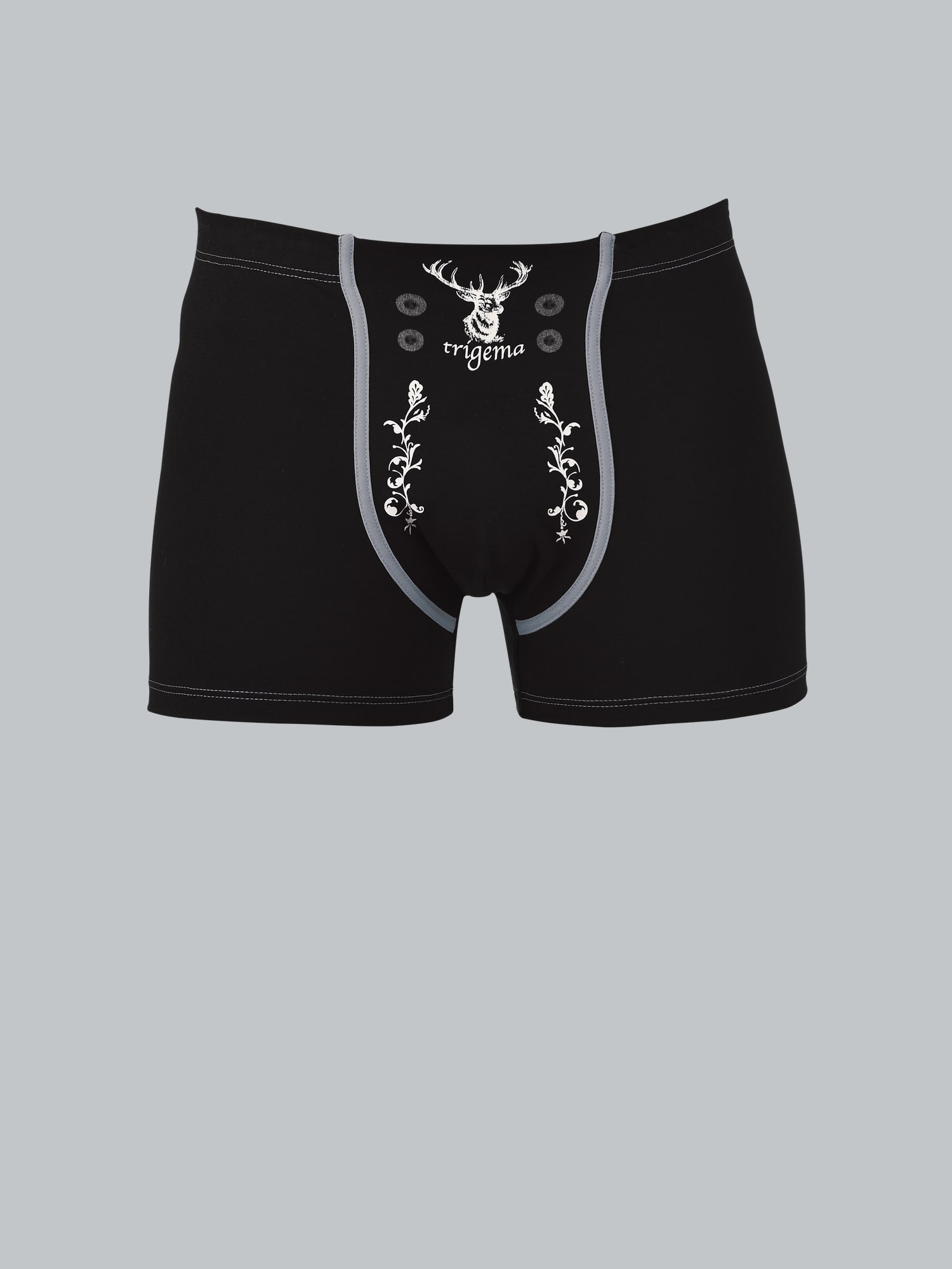 Pants mit Hirsch Schwarz