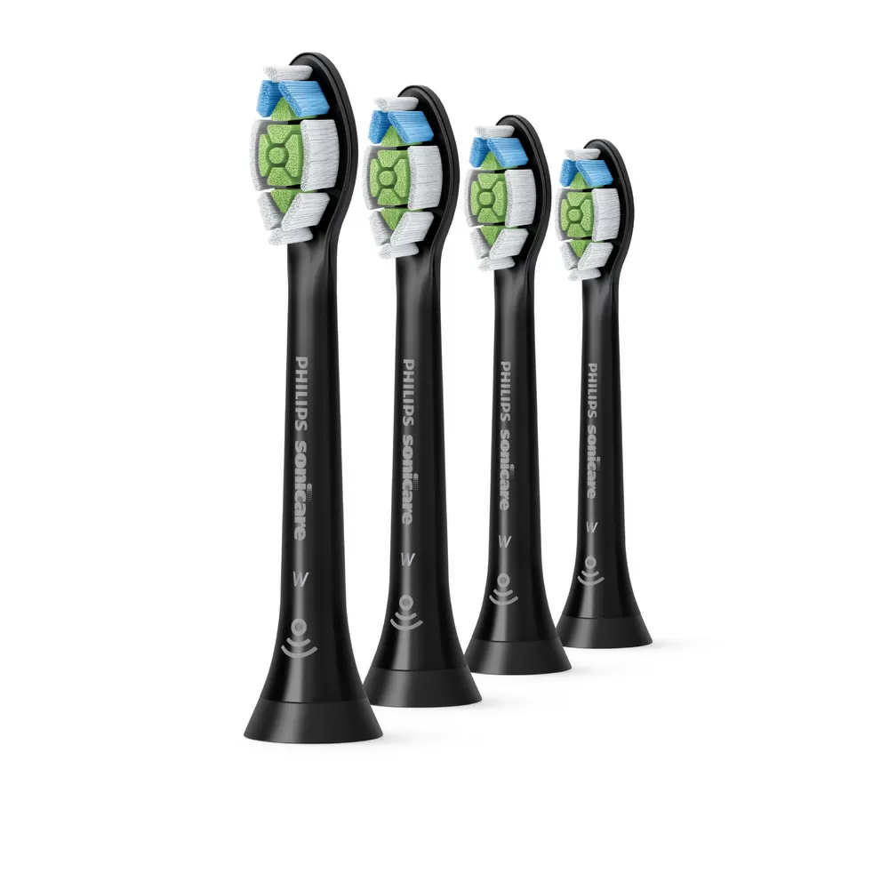 Philips Sonicare White børstehoveder sort - 4 stk.
