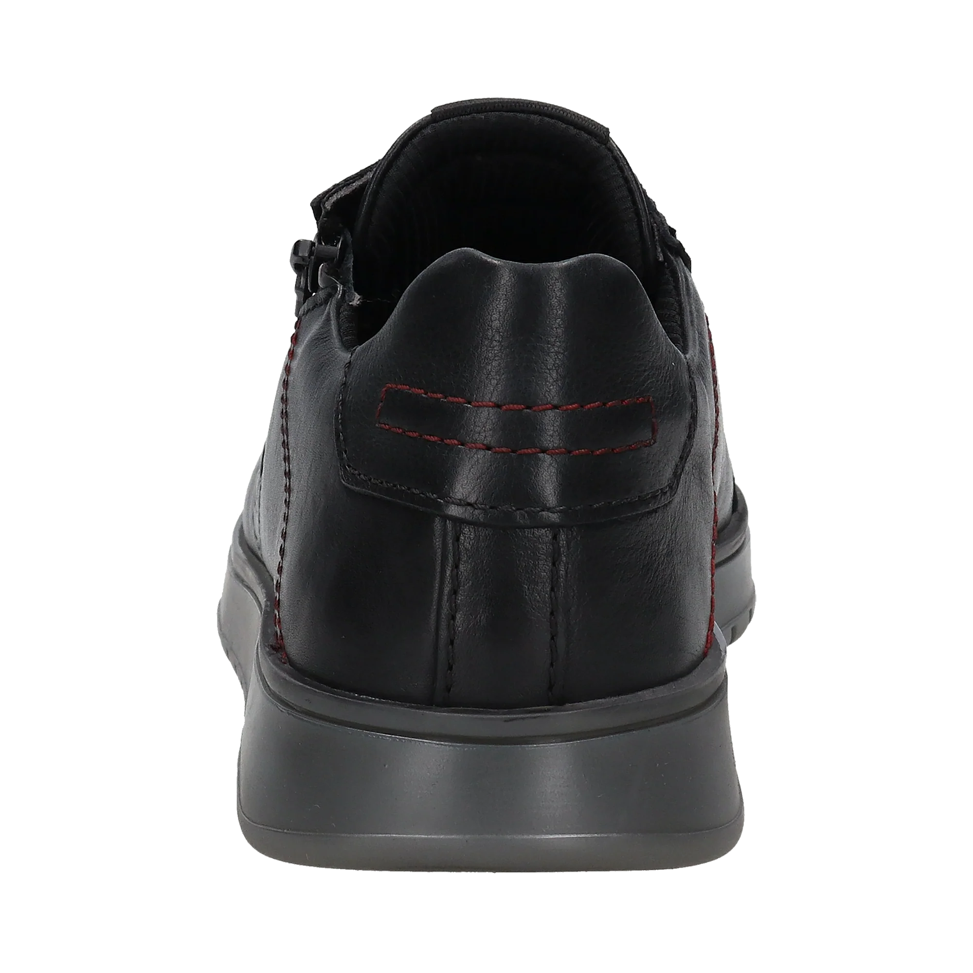 Leder Sneaker schwarz