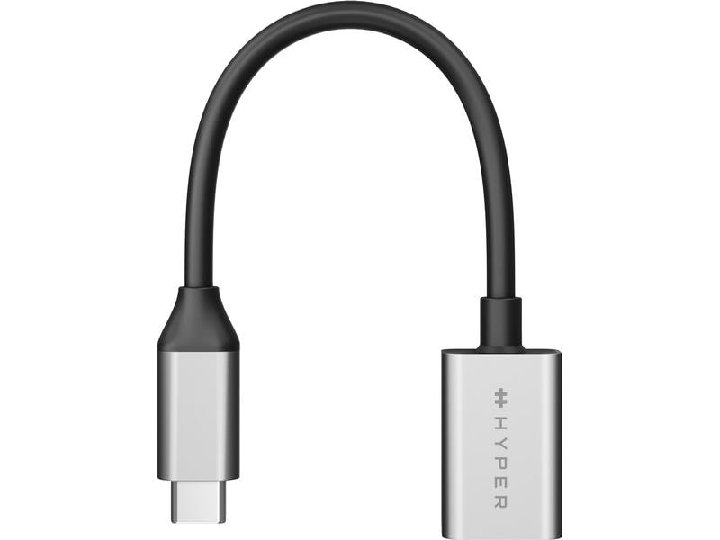 HYPER USB-Adapter 10 Gbps USB-C Stecker - USB-A Buchse USB-C auf USB-A Adapter Chromebook zertifiziert