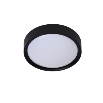 Lucide plafonnière Lex E27 ø 25 cm zwart