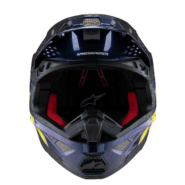 Alpinestars - Casque S-M10 TLD Edition 25 Bleu foncé / Orange / Jaune fluo / Rouge