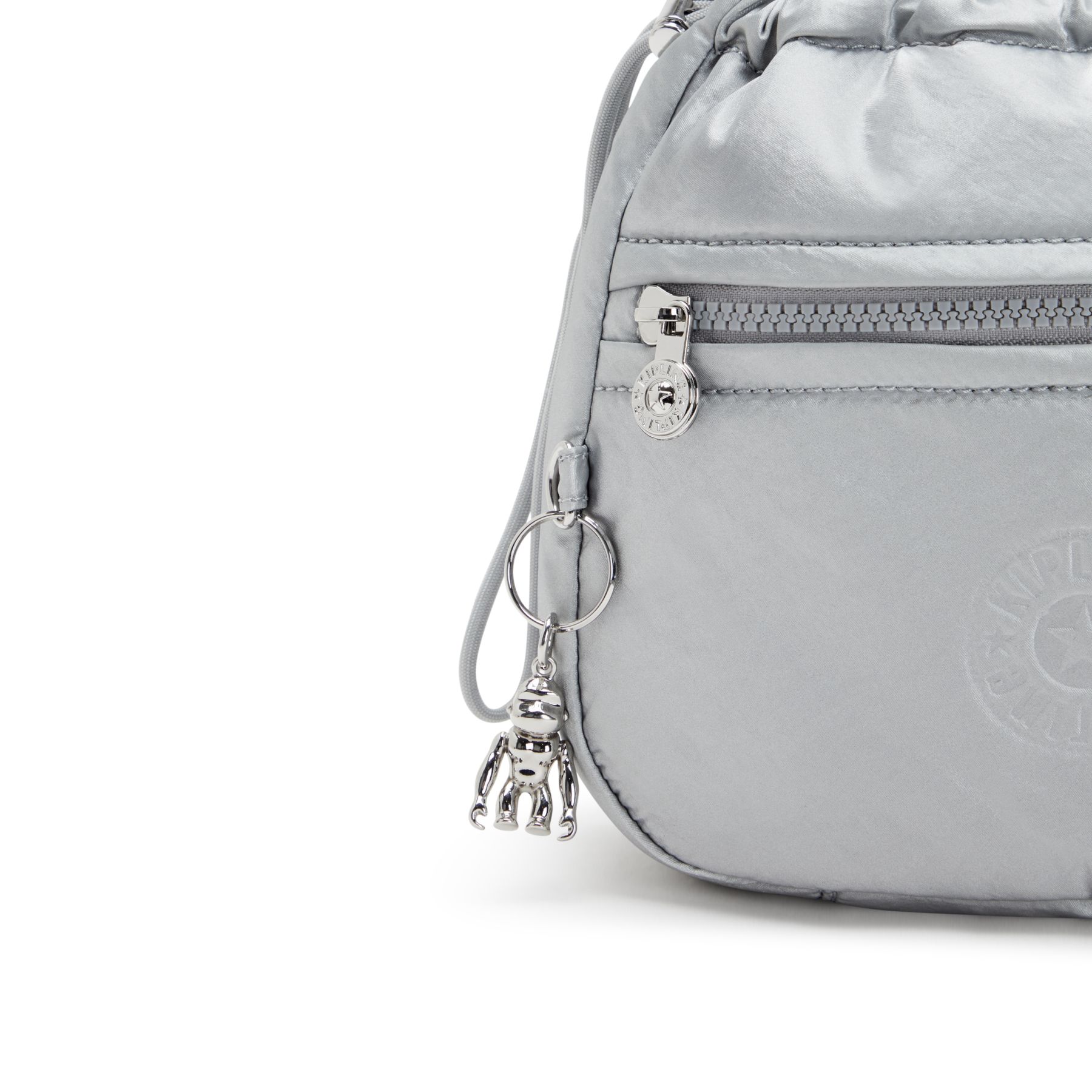 JAMIR  Petit sac à bandoulière avec cordon de serrage et sangle ajustable - Silver Glam