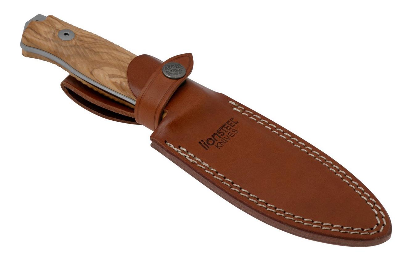 LionSteel M5-UL Sleipner blade, olivewood handle