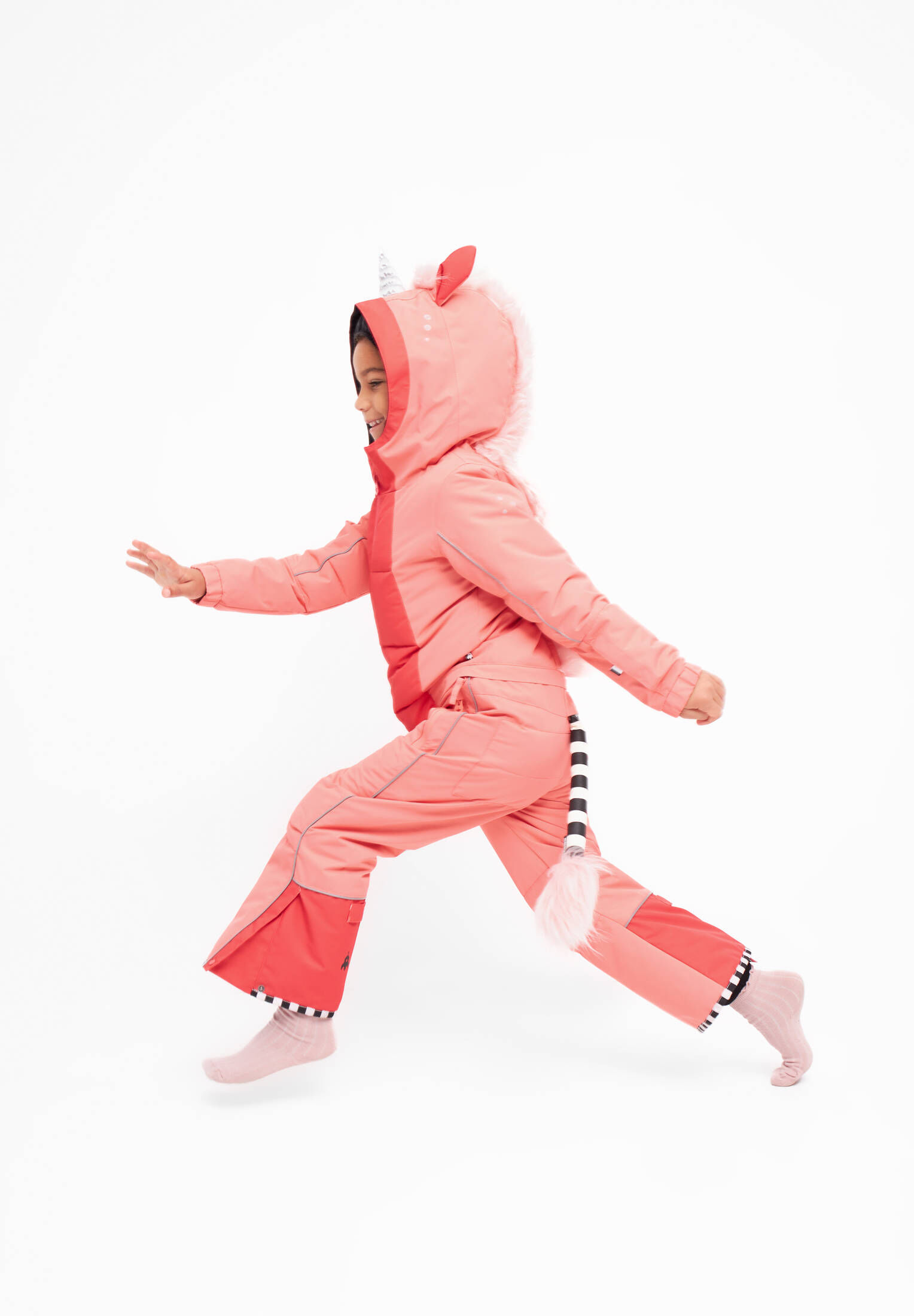 WeeDo| Mädchen Skioverall UNIDOO SILVER Einhorn