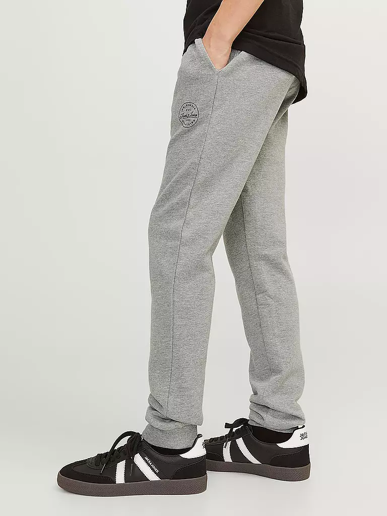 JACK & JONES Jungen Jogginghose JJIGORDON grau
