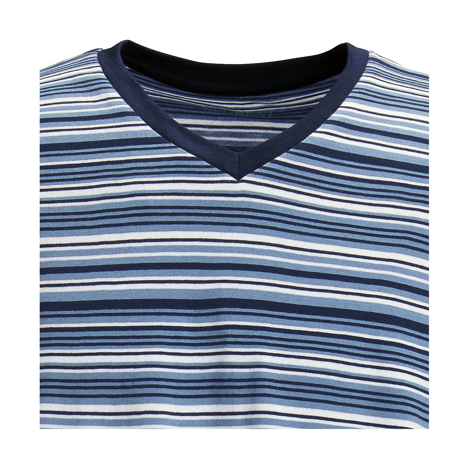 REDBEST Mix & Match Single-Jersey Herren-T-Shirt geringelt