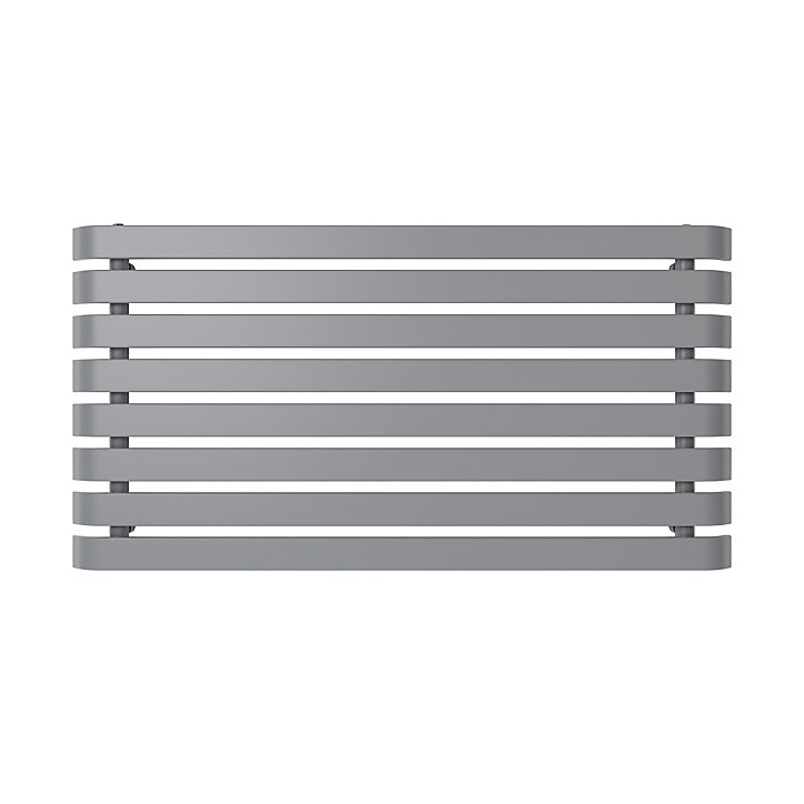 Radiateur eau chaude GoodHome Wilsona Horizontal Gris 726 W