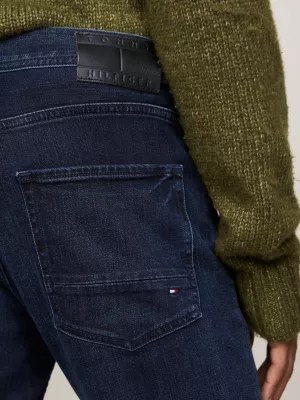 Calça jeans reta ajustada Denton