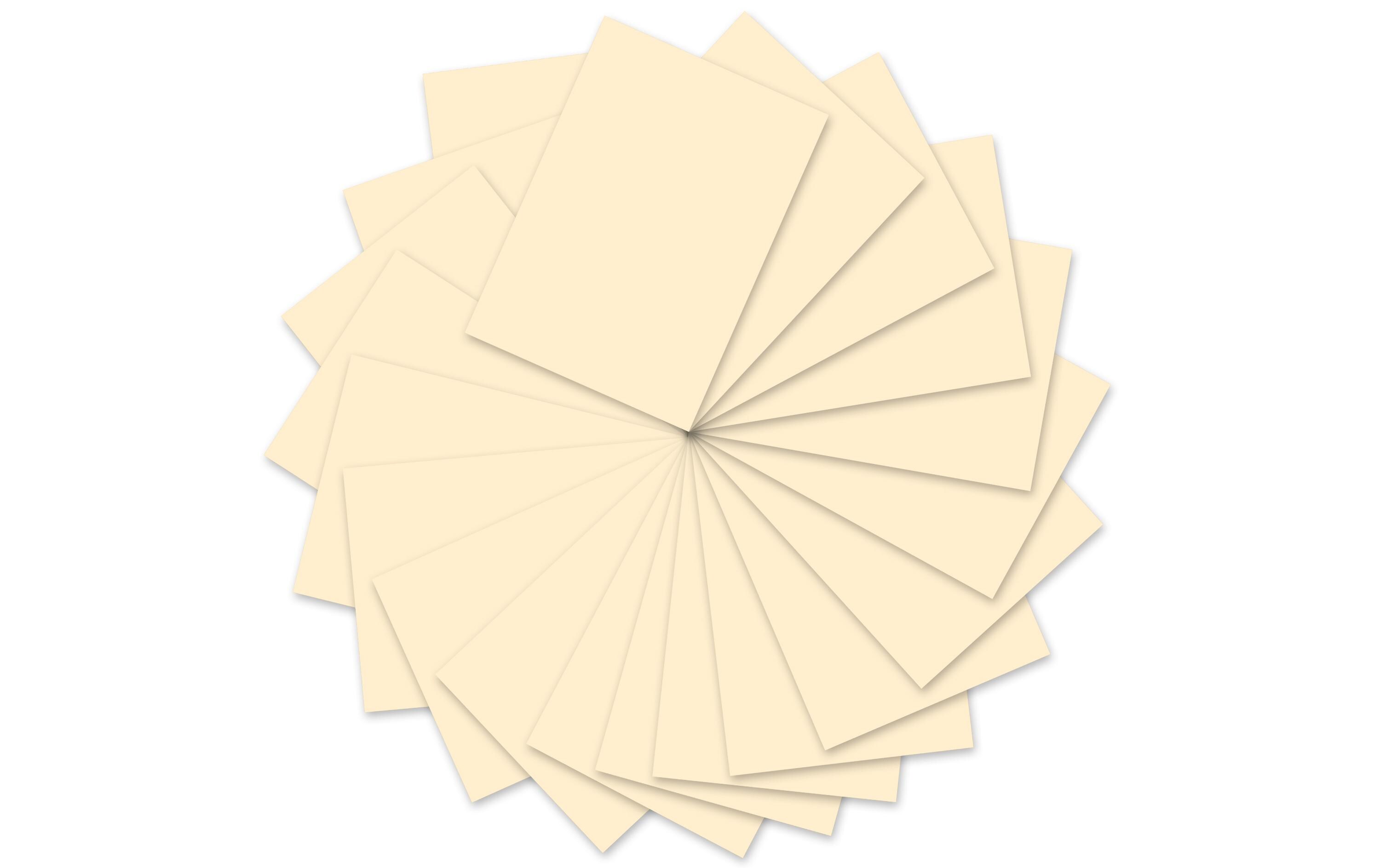 Tonzeichenpapier A4, 130 g/m², 100 Blatt, ChamoisTonzeichenpapier in der Grosspackung