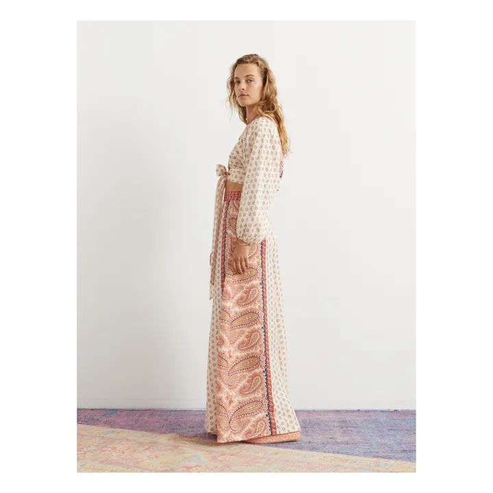 Boteh Pantalon Cravat Palazzo Lin | Rose